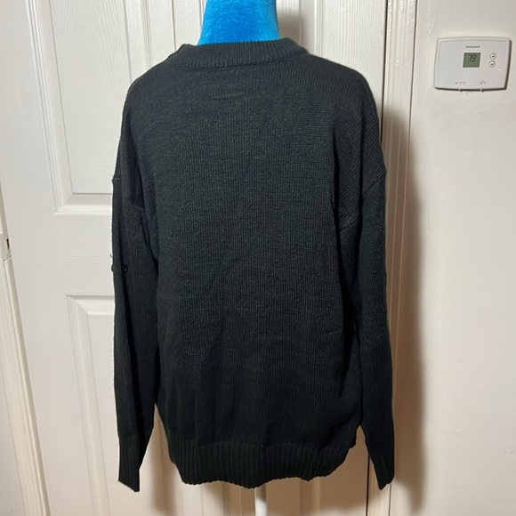 Stone Island Black Crew Sweater Medium - Picture 4 of 7